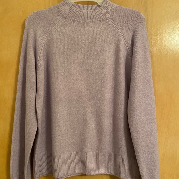 Vince Camuto Women's Ribbed Hem & Cuff Mock Neck Sweater- Small - Picture 6 of 6